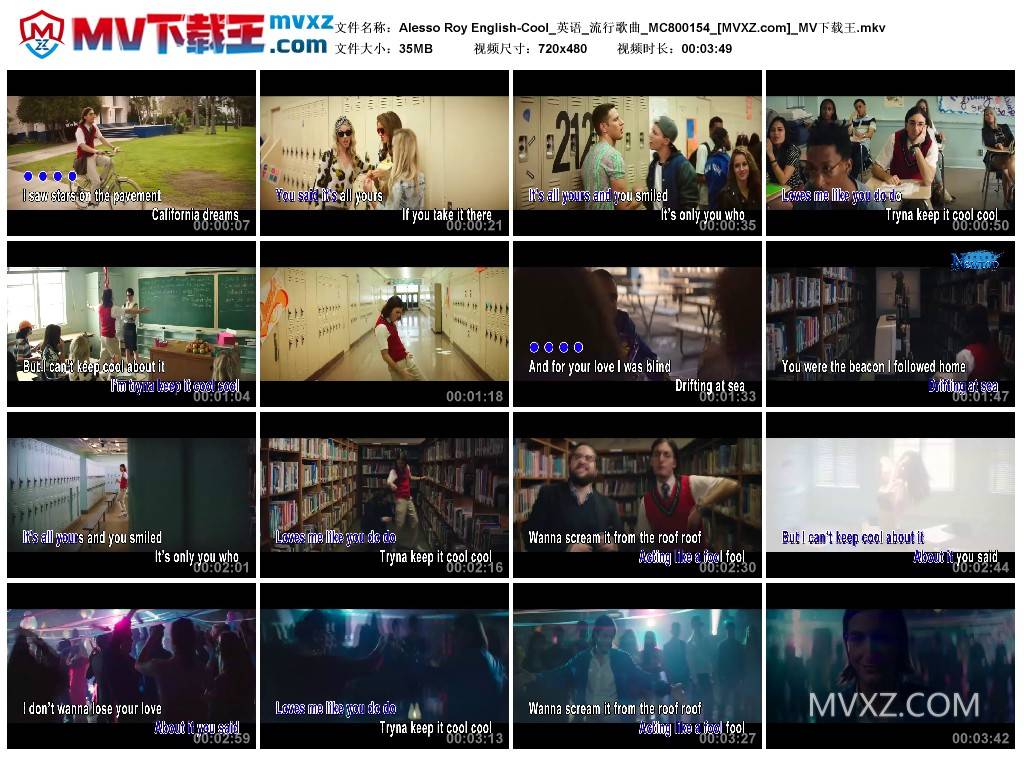 Alesso Roy English-Cool_英语_流行歌曲_MC800154